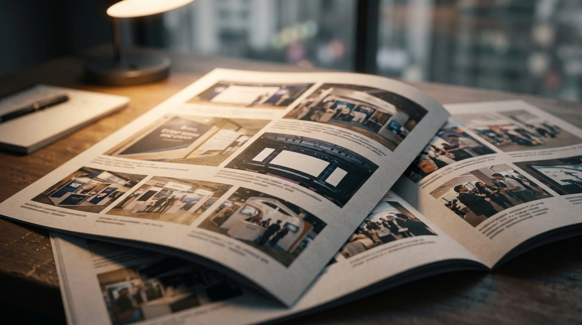 A sponsor delivery report after an exhibition