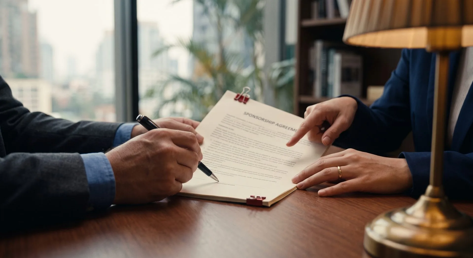 Reviewing a drone show sponsorship agreement
