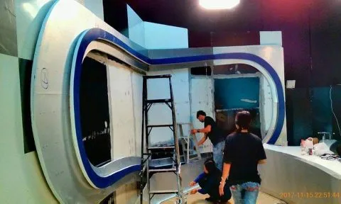 Broadcasting Studio Interior Decoration