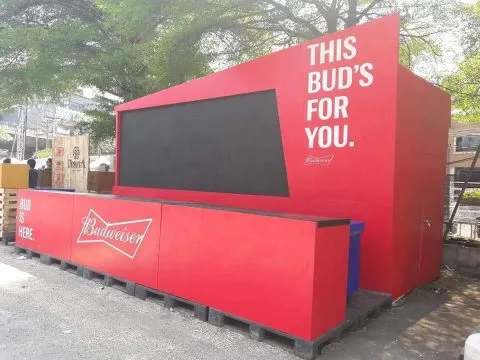 Budweiser Booth at RCA (Royal City Avenue)