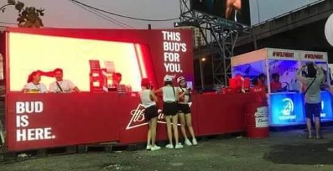Budweiser Booth at RCA (Royal City Avenue)
