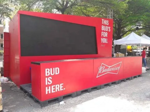 Budweiser Booth at RCA (Royal City Avenue)