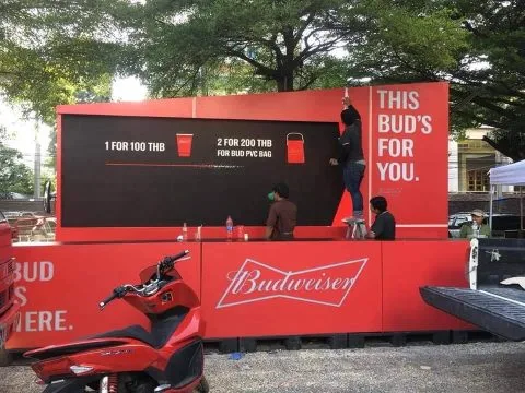 Budweiser Booth at RCA (Royal City Avenue)
