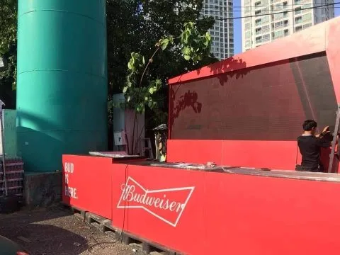 Budweiser Booth at RCA (Royal City Avenue)