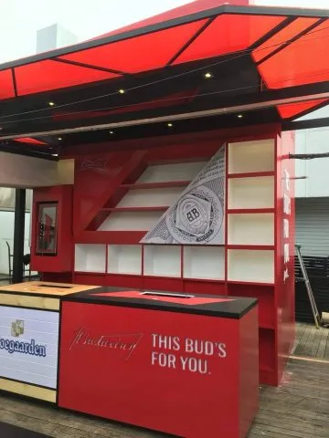 Budweiser & Höegaarden Booth at Rimnam Restaurant