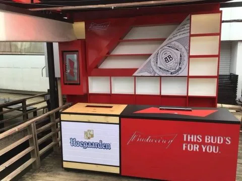Budweiser & Höegaarden Booth at Rimnam Restaurant