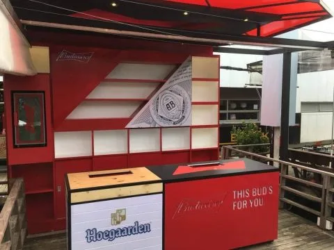 Budweiser & Höegaarden Booth at Rimnam Restaurant