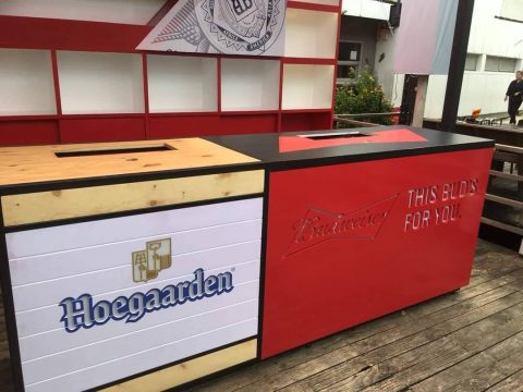 Budweiser & Höegaarden Booth at Rimnam Restaurant