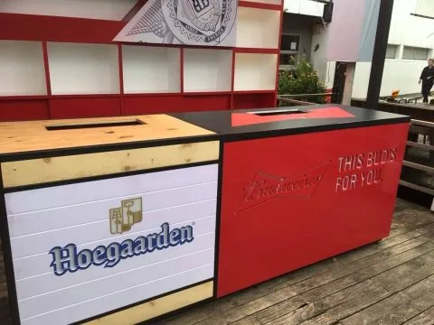 Budweiser & Höegaarden Booth at Rimnam Restaurant