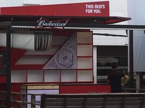 Budweiser & Höegaarden Booth at Rimnam Restaurant