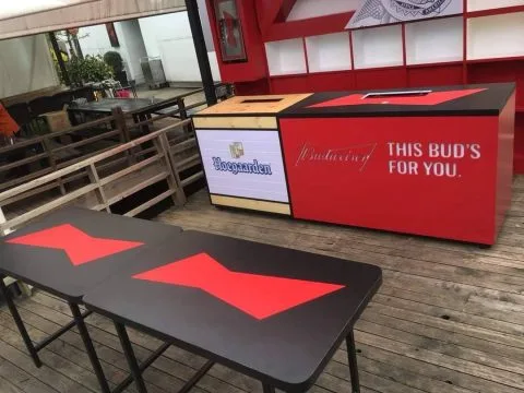 Budweiser & Höegaarden Booth at Rimnam Restaurant