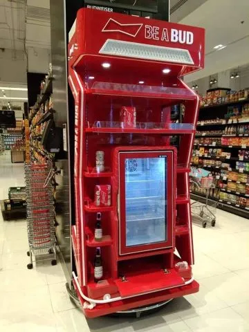 Budweiser Shelf at Siam Paragon