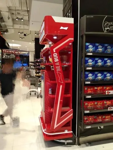 Budweiser Shelf at Siam Paragon