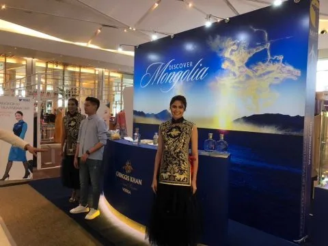 Chinggis Khan Booth Design and Installation for Mongolia Embassy