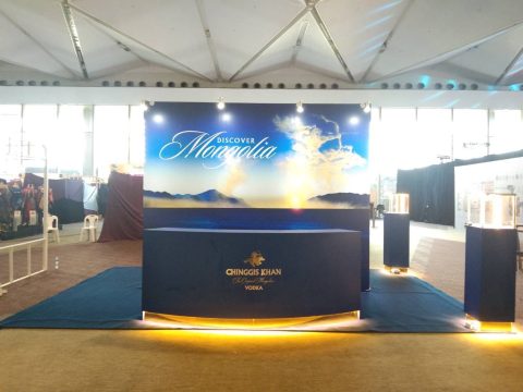 Chinggis Khan Booth Design and Installation for Mongolia Embassy