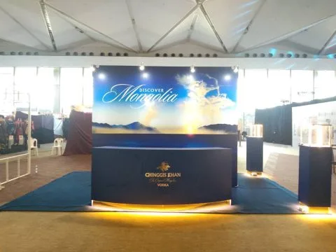 Chinggis Khan Booth Design and Installation for Mongolia Embassy