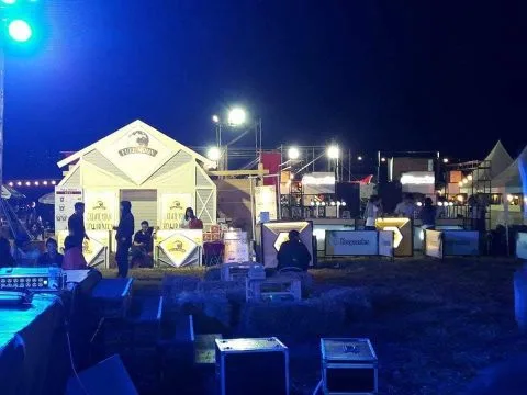 Höegaarden & Full Moon Booth at Big Mountain Music Festival