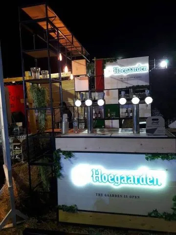Höegaarden & Full Moon Booth at Big Mountain Music Festival