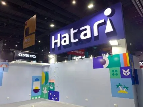 Hatari Booth at Home Expo