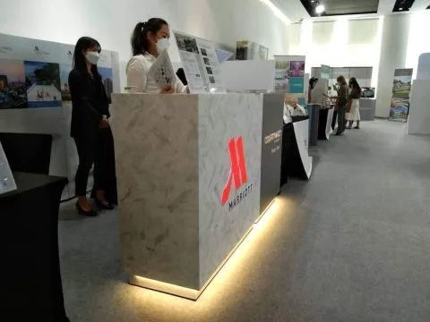 Marriott Hotel Booth