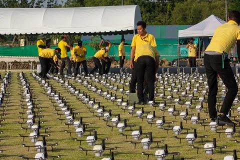 2,000-Drone Light Show — Thailand's First and Largest