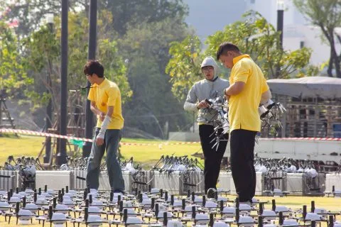 2,000-Drone Light Show — Thailand's First and Largest